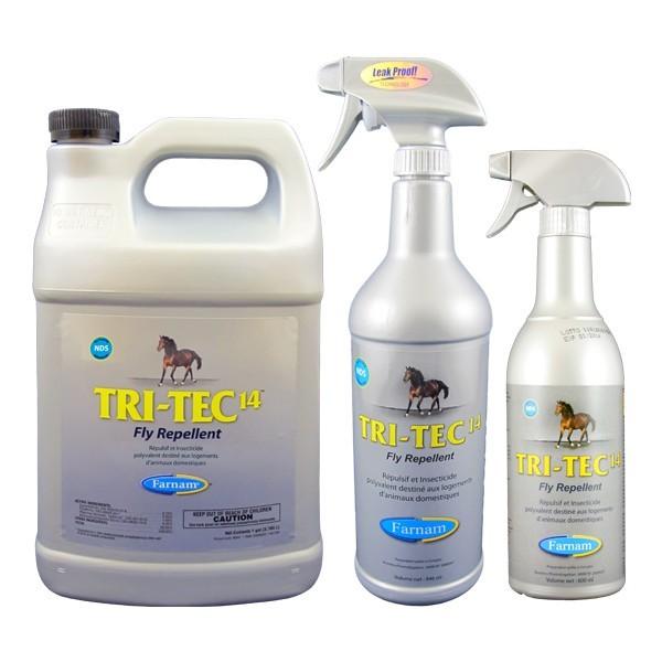 Tri-Tec 14 Farnam Répulsif anti-mouches pour cheval 946 ml