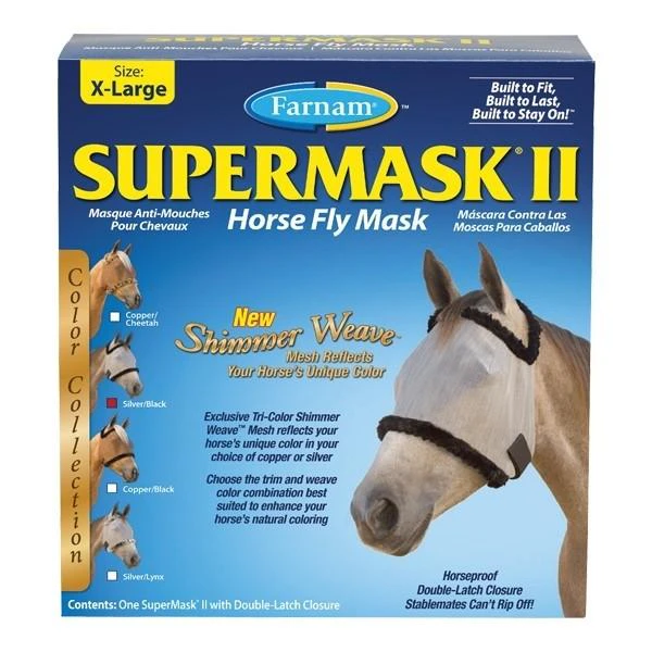 Masque anti-mouches extensible avec fermeture à glissière