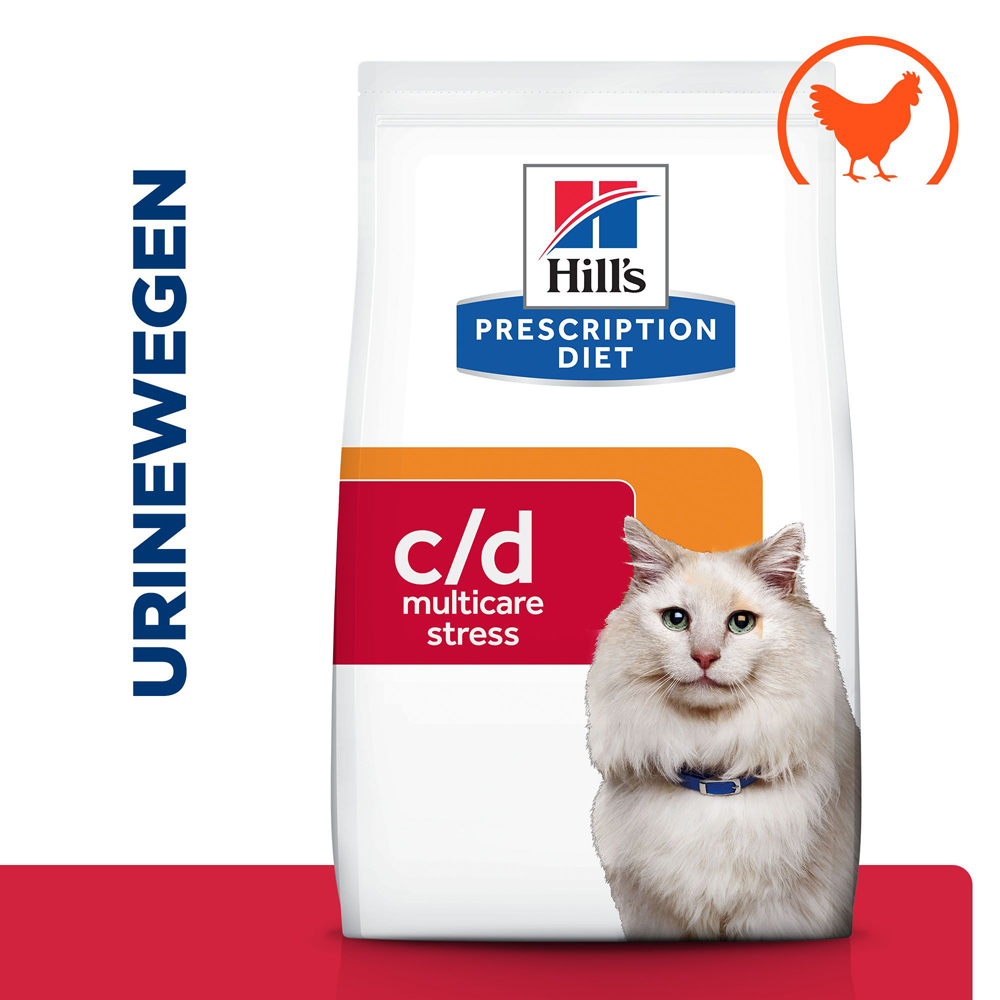 Treinstation credit orkest Hill's Prescription Diet C/D – Kattenvoer met Kip – Anti-Stress – 8kg -  Droogvoer Kat - Voer Hill's Prescription Diet | Pharmapets