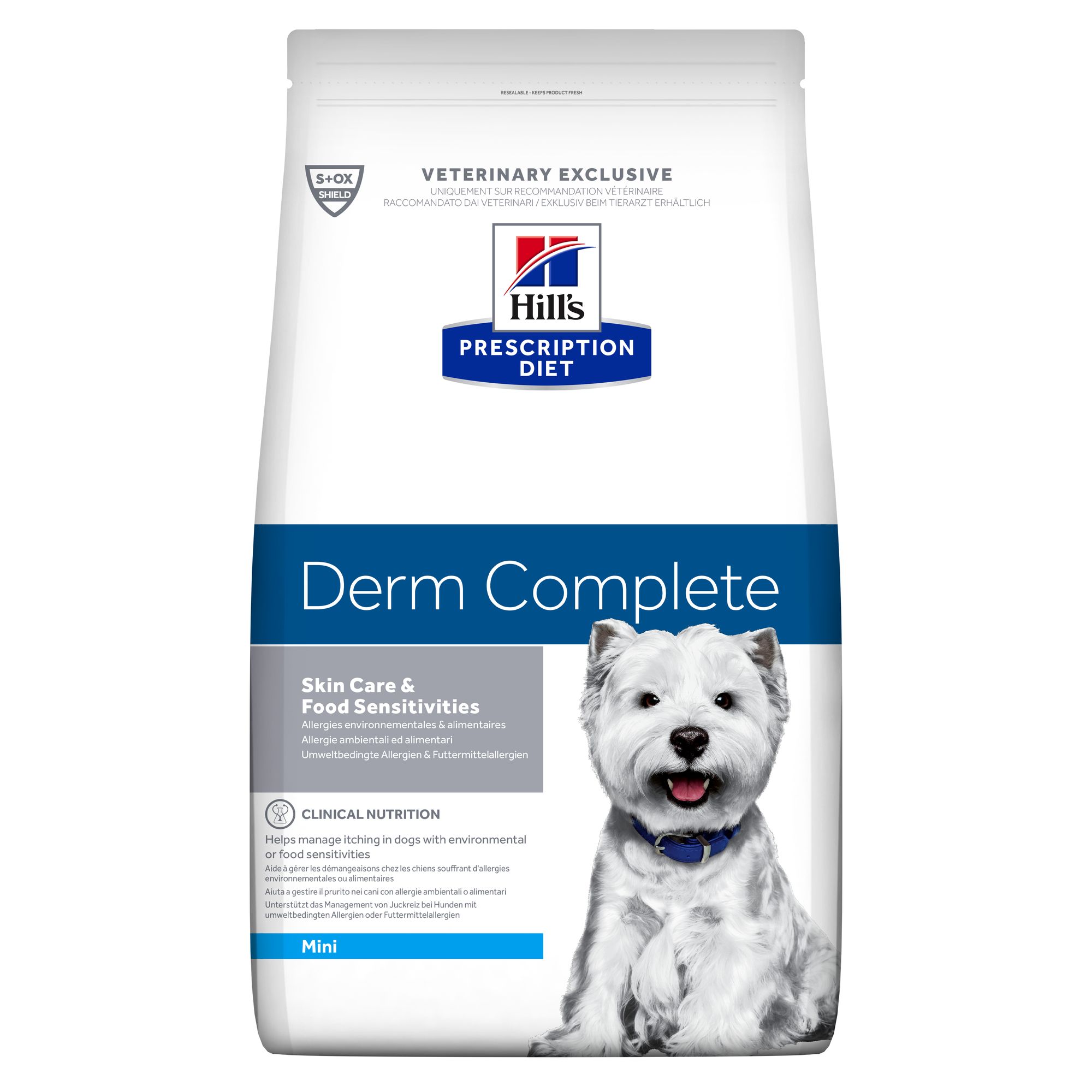 hills derma care dog food