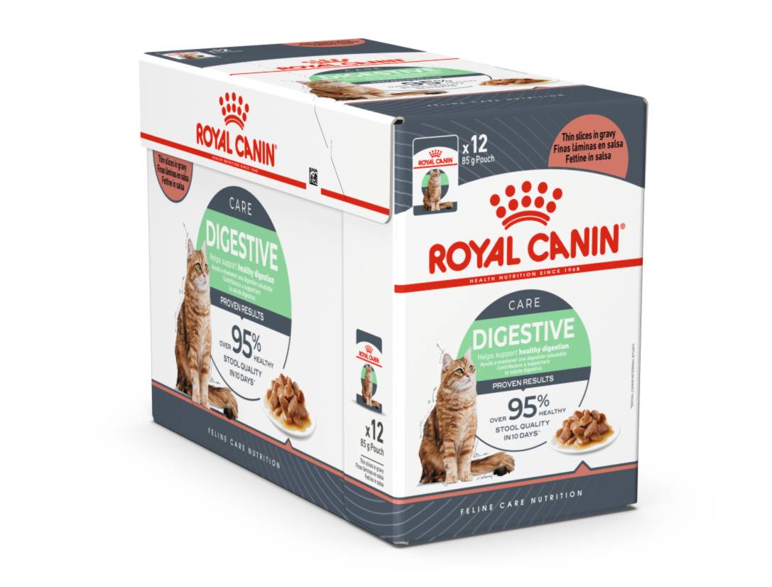 Royal Canin Digestive Care en sauce pour chat 12 sachets de 85g - Boites,  pâtées et sachets Chat - Croquettes & alimentation Royal Canin Care  Nutrition