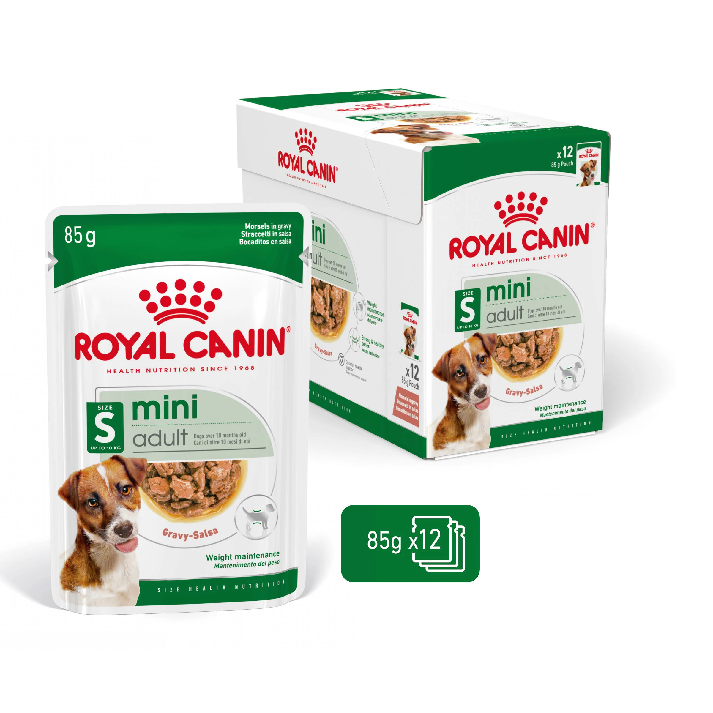  CANIN MULTIFUNCTION 85g×27個 Royal Canin Mini Adult Natvoer Hond 12x85g - Natvoer Hond