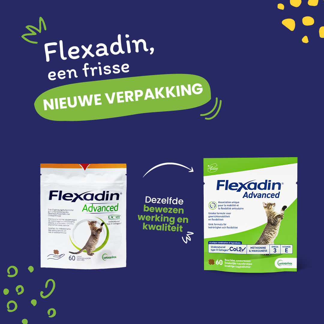 3個セット Flexadin Advanced 猫用サプリメント 30粒 Flexadin Advanced Kat 30 Chews Flexadin | Pharmapets